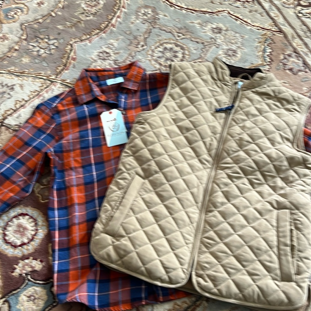 Classic Club shirt and vest set NWT